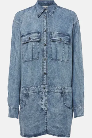 Marant Etoile Abito chemisier di jeans Palvina