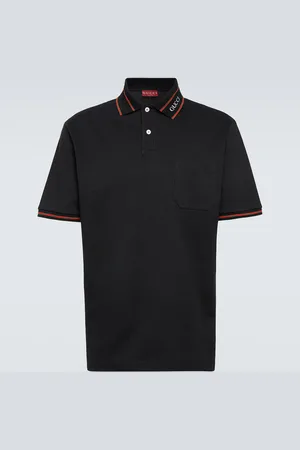 Gucci Polo in piqué di misto cotone