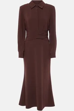 Roland Mouret Abito midi in crêpe