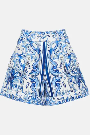 Farm Rio Shorts Garden Tiles in cotone