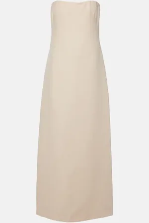 GABRIELA HEARST Abito midi Opus in lana e seta