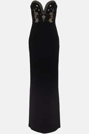 Rebecca Vallance Abito lungo bustier Alisa in pizzo