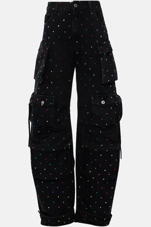 The Attico Jeans cargo Fern a vita alta