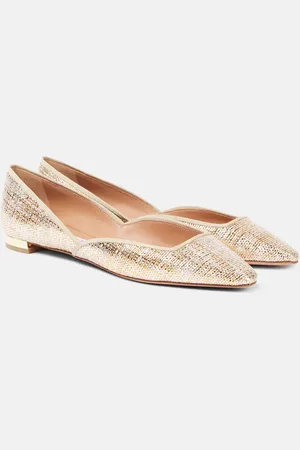Aquazzura Ballerine Maia in canvas