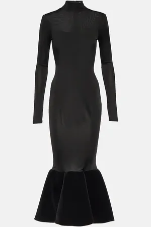 DAVID KOMA Abito midi in jersey