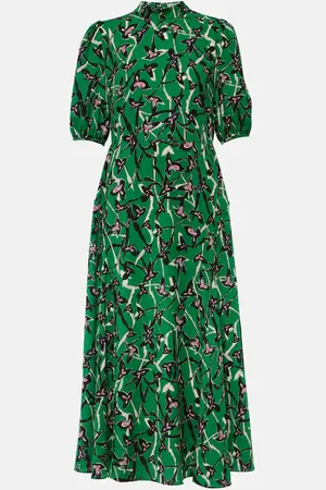 Diane von Furstenberg Abito midi Stephen in jersey