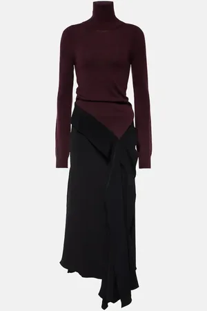 Victoria Beckham Abito midi in lana