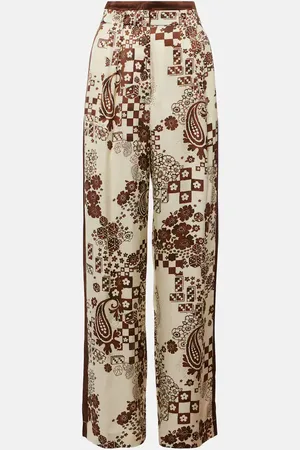ALÉMAIS Alémais Pantaloni a gamba larga e vita alta