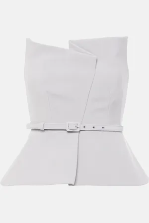 Roland Mouret Top asimmetrico in crêpe