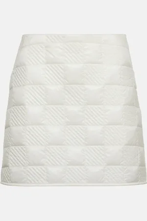 Moncler Minigonna trapuntata con logo