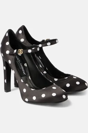 Dolce & Gabbana Pumps Mary Jane Sharon in raso a pois