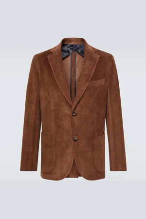 Incotex Blazer in velluto a coste di cotone