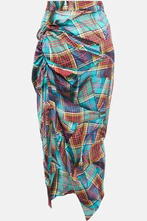 Vivienne Westwood Gonna midi Panther in tartan