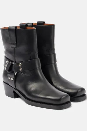 PARIS TEXAS Stivaletti stile biker Roxy 45 in pelle