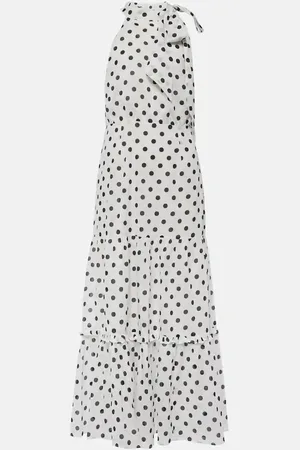 RIXO London Abito midi Eleanor in cotone