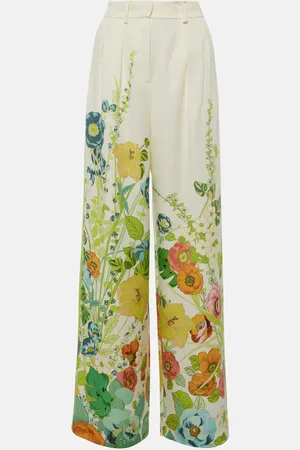ALÉMAIS Alémais Pantaloni a gamba larga e vita alta