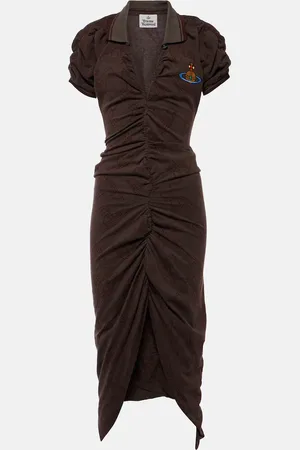 Vivienne Westwood Abito midi Pulling con stampa