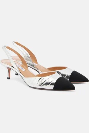 Aquazzura Pumps slingback Milanese in pelle