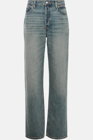 RE/DONE Jeans a gamba larga e vita bassa