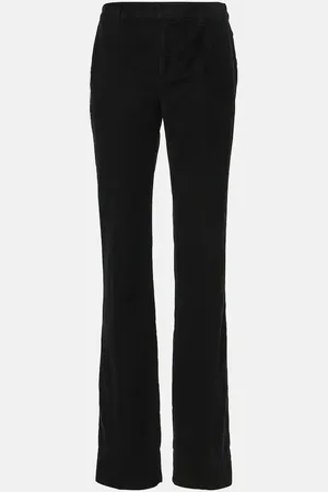 Saint Laurent Jeans bootcut a vita bassa