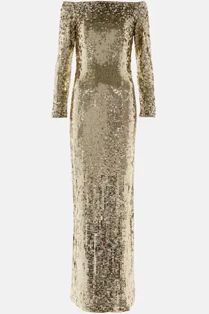 Jenny Packham Abito lungo Ballroom Blitz con paillettes