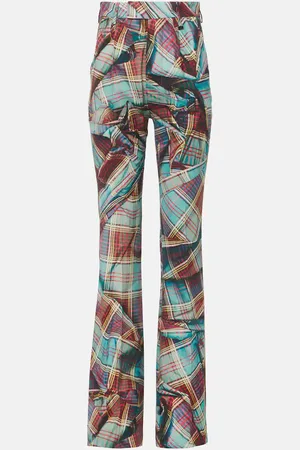 Vivienne Westwood Pantaloni flared W Ray in lana vergine