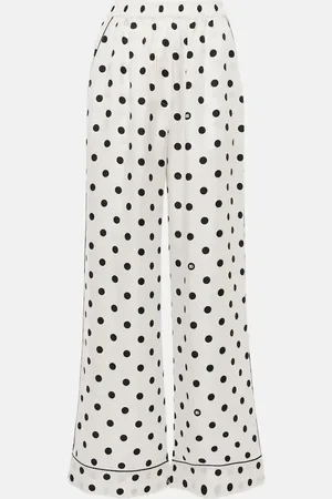 Dolce & Gabbana Pantaloni pigiama in twill di seta