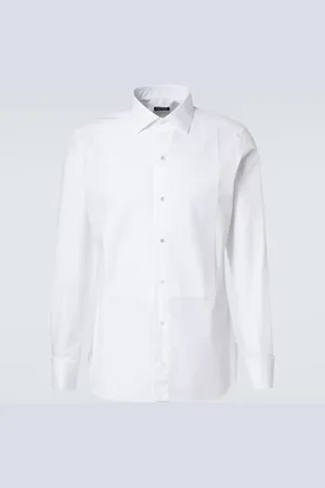 Ermenegildo Zegna Camicia da smoking in cotone