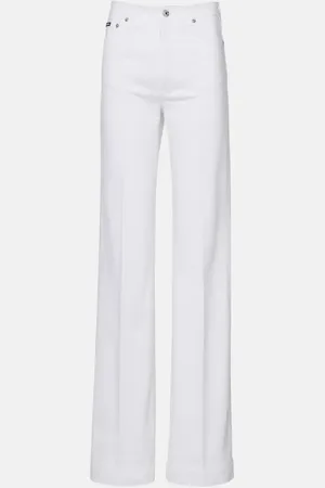 Dolce & Gabbana Jeans flared Capri a vita alta
