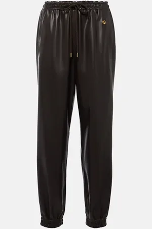 Stella McCartney Pantaloni sportivi in similpelle
