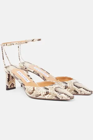 Aquazzura Pumps Blade 65 in pelle stampata