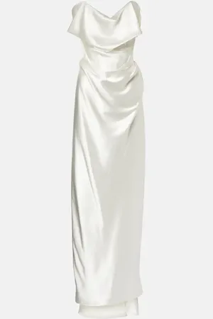 Vivienne Westwood Bridal - Abito lungo Nova Cocotte in seta