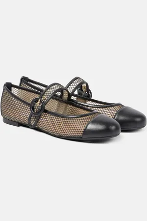 Aquazzura Ballerine Mary Jane Solstice in mesh