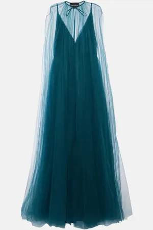 Costarellos Abito lungo Cassandra in tulle