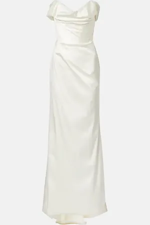 Vivienne Westwood Bridal - Abito lungo Nova Cora in raso