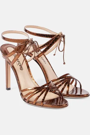 Tom Ford Sandali Angelica 105 in pelle stampata