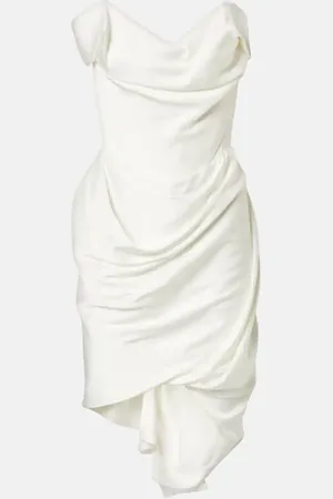 Vivienne Westwood Abito corto Nova Cora con scollo bardot