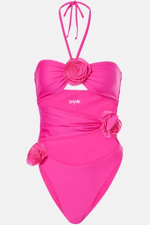 SAME Costume intero con cut-out a applicazioni floreali