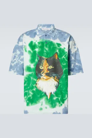 J.W.Anderson Polo in cotone con stampa