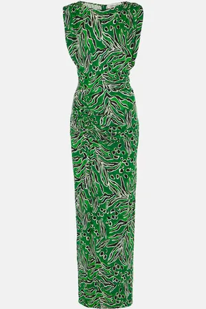 Diane von Furstenberg Abito midi Gertrude con stampa