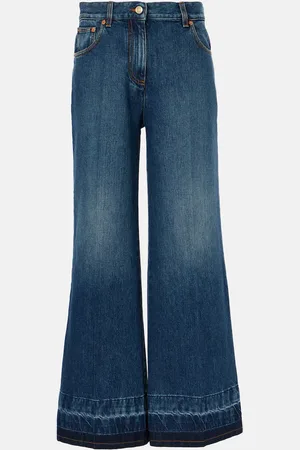 VALENTINO Jeans flared VGold vita alta
