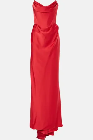 Vivienne Westwood Abito lungo in raso