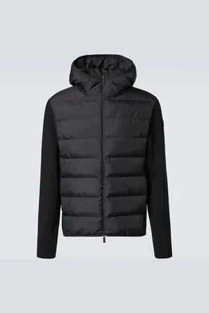 Moncler Cardigan in misto lana con imbottitura