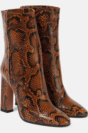 Aquazzura Stivaletti Joplin 105 in pelle stampata