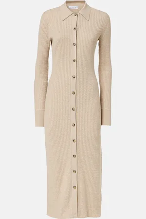 Proenza Schouler White Label - Abito midi Phillips in misto cotone