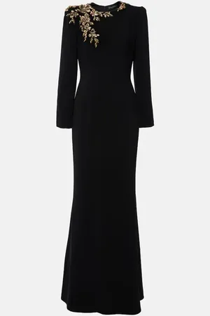 Jenny Packham Abito lungo Angel Eyes con perline