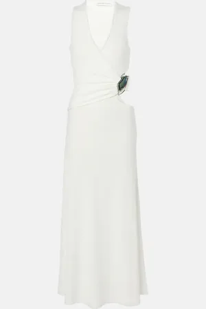 CHRISTOPHER ESBER Abito lungo Moodstone con cut-out