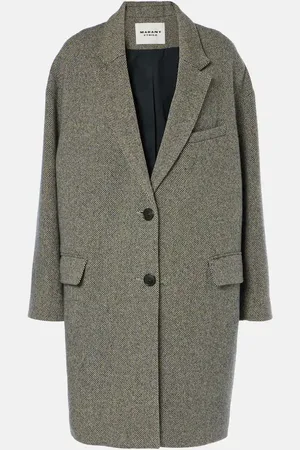 Marant Etoile Cappotto Limizag in misto lana