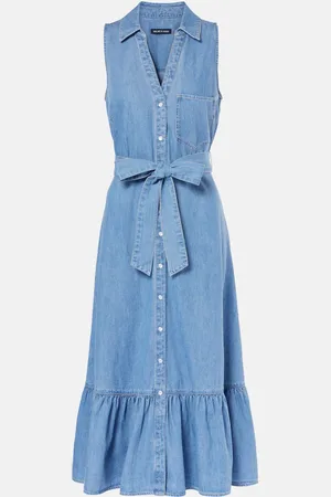 VERONICA BEARD Abito midi di jeans Edwina
