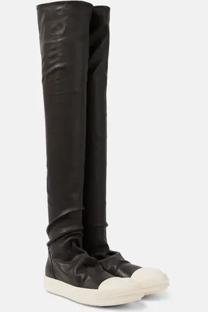 Rick Owens Sneakers Stocking knee-high in pelle